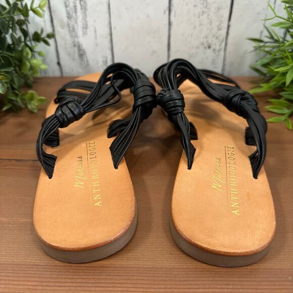 Anthropologie Matisse Mystic Criss Cross Leather Sandals Size 9 - Picture 4 of 8